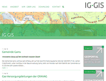 Tablet Screenshot of iggis.ch